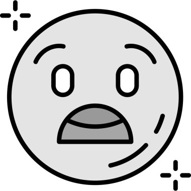 yüz ifadesi ifade vektör illüstrasyonu