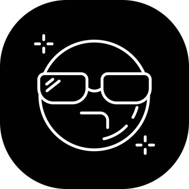 emojinin vektör illüstrasyonu, yüz simgesi