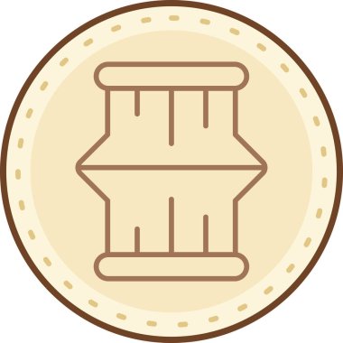 Modern b 'nin vektör illüstrasyonu eksik simgesi