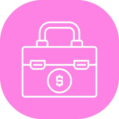 Para için. Web simgesi basit illüstrasyon