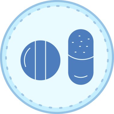 Hap. Web simgesi basit illüstrasyon