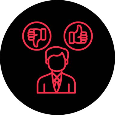 İş ve finans simgesinin vektör illüstrasyonu