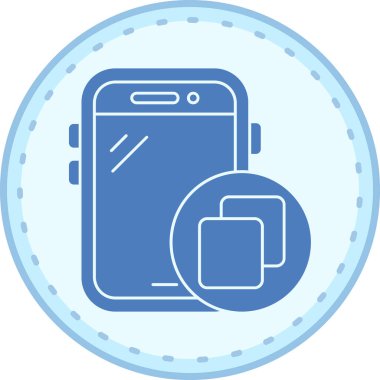 - Telefon. Web simgesi basit illüstrasyon