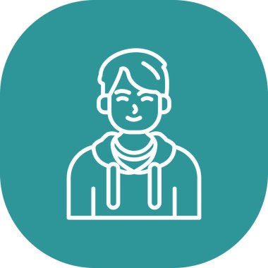 Maske simgesi takan Avatar Adam