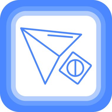 Modern simgenin vektör illüstrasyonu