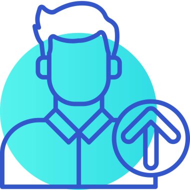 Bir bardak sütle insanın vektör çizimi