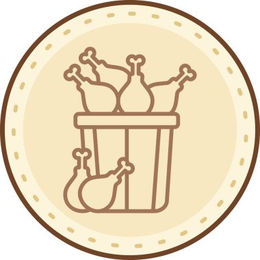 Vektör illüstrasyonu, simge ögesi arkaplanı