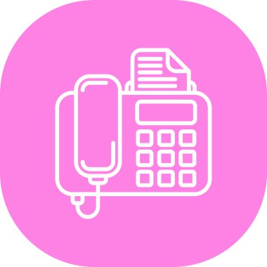 Cep telefonu simgesi, vektör illüstrasyonu