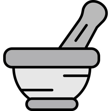 Havan topu ve tokmak simgesi, özet biçimi