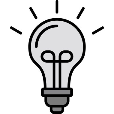 ampul ışık fikir simgesi
