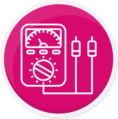 Bir termometre simgesinin vektör çizimi