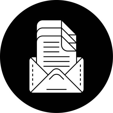 E- posta simgesi vektör illüstrasyonu