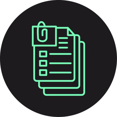 Vektör belgesi Simge illüstrasyonu