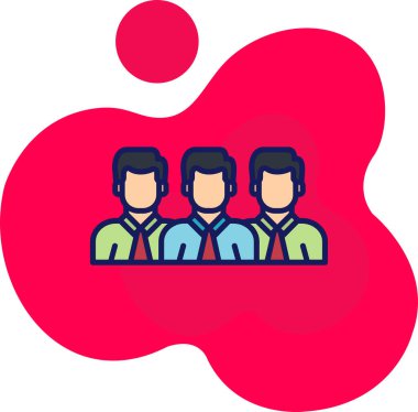 Düz biçimli çağrı merkezi operatör simgesi