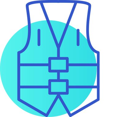 Bir kalkan simgesinin vektör illüstrasyonu