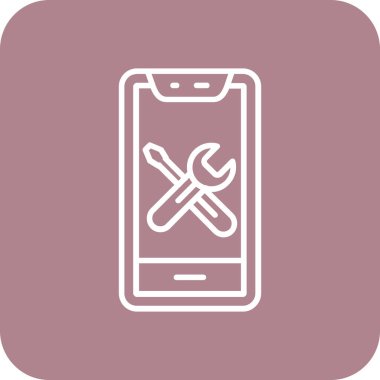 vektör cep telefon simgesi