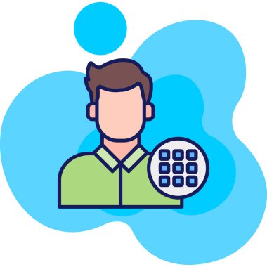 Müşteri servisi. Basit resimleme