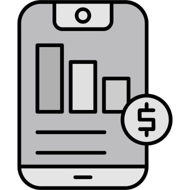 cep telefonu ikonu vektör illüstrasyonu