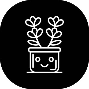 Esrar. Web simgesi basit illüstrasyon