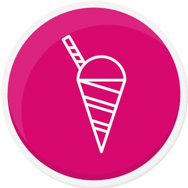 Modern simgenin vektör illüstrasyonu