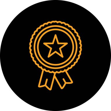 yıldız simgesi vektör illüstrasyonu