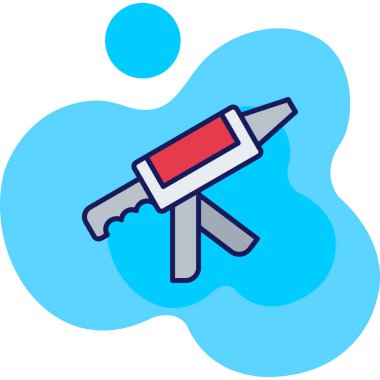 boya fırçası web simgesi, basit illüstrasyon