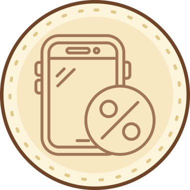 Sikke Simgesi vektör illüstrasyonu