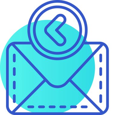 e-posta mektup simgesi ile doldurulmuş - özet biçimi