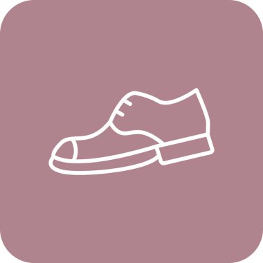 Spor ayakkabı simgesinin vektör illüstrasyonu