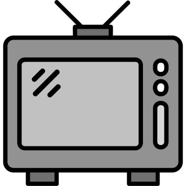 Retro Televizyon. Basit tasarım