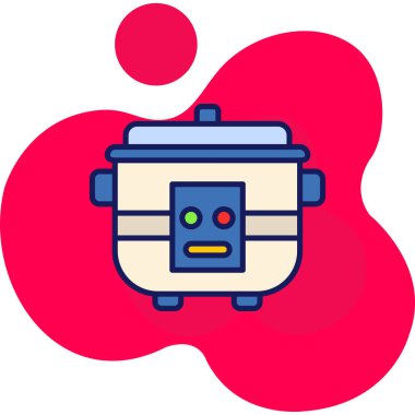 Robot simgesinin vektör illüstrasyonu