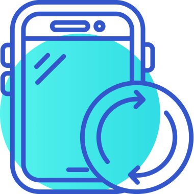 - Telefon. Web simgesi basit illüstrasyon