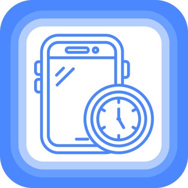 mobil uygulama, basit simge tasarım vektör çizimi