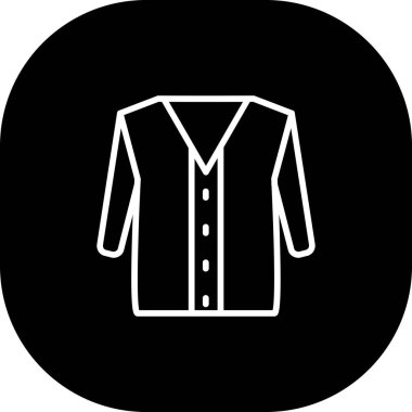 giysi simgesi vektör illüstrasyonu