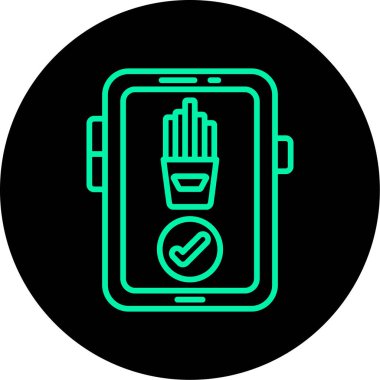 Vektör Mobil simge illüstrasyonu