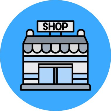 depolama vektör renk simgesi