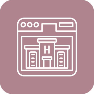 Modern b 'nin vektör illüstrasyonu eksik simgesi