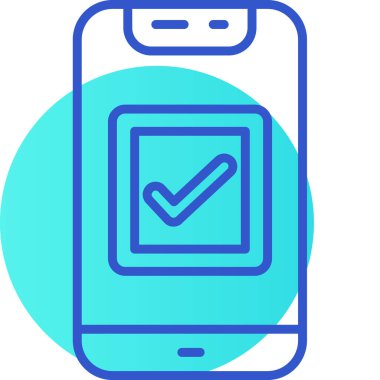 Vektör Mobil simge illüstrasyonu