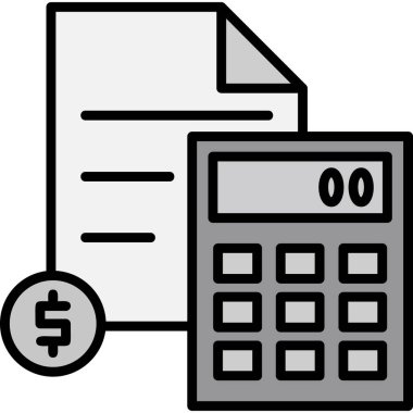 hesaplayıcı hesap makinesi hesap makinesi simgesi dış hat biçiminde