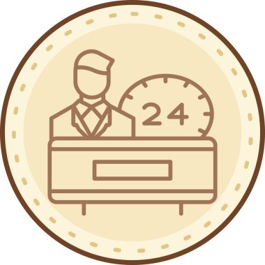 İş ve finans simgesinin vektör illüstrasyonu