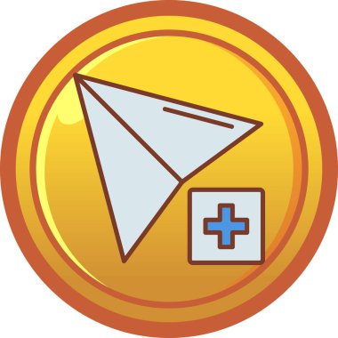 pusula simgesi web için beyaz üzerinde izole edilmiş modaya uygun düz biçimli