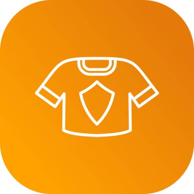 Modern b 'nin vektör illüstrasyonu elbise ikonundan yoksun