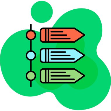 Kalem. Web simgesi basit tasarım