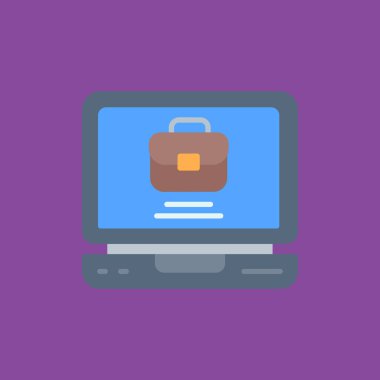 Alışveriş sepeti simgesi, düz tasarım biçimi