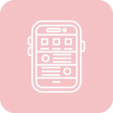 Modern b 'nin vektör illüstrasyonu telefon simgesinden yoksun