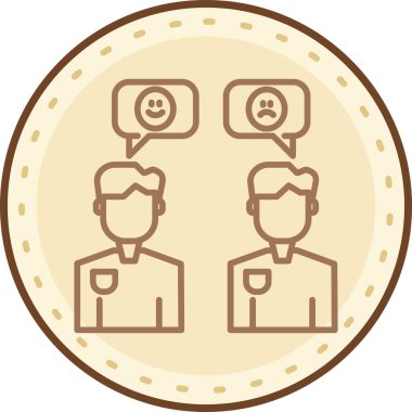 insanlar simge vektör illüstrasyonu