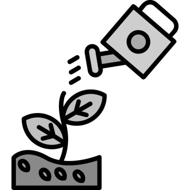 Bitki. Web simgesi basit tasarım