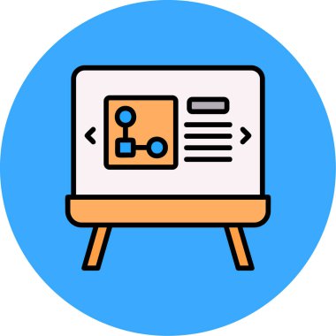 bilgisayar simgesi modern vektör illüstrasyonu