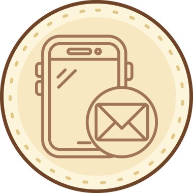 cep telefonu ikonu vektör illüstrasyonu