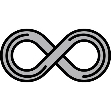 Sonsuzluk sembolü simgesi, özet biçimi